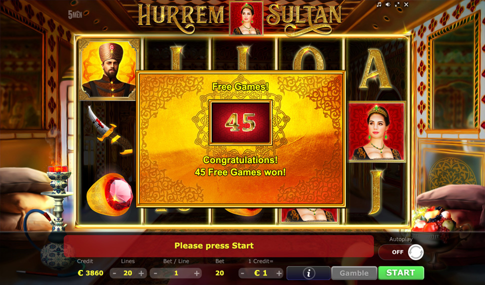 Hurrem Sultan ⋆ 5Men Games